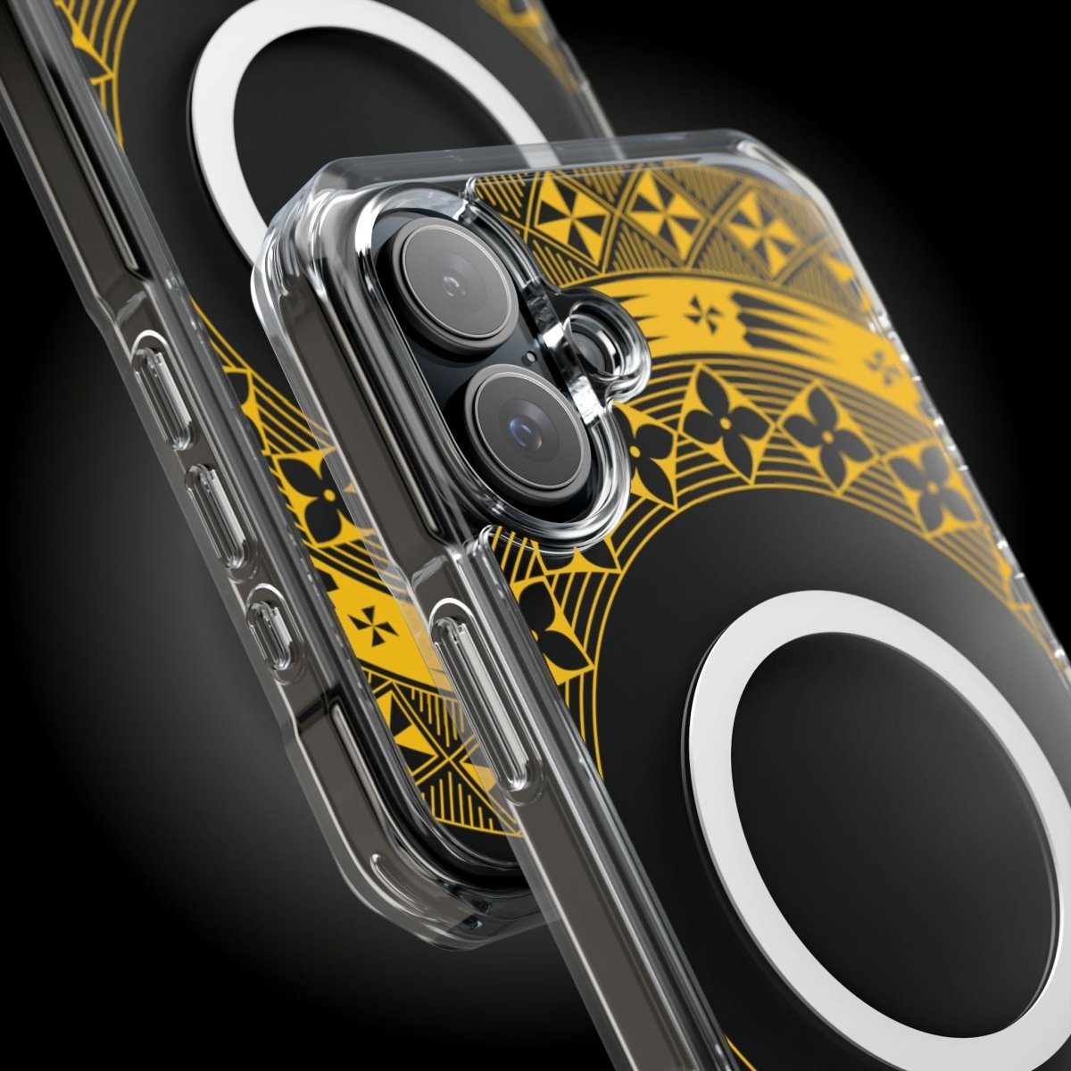 PasifikaOne MagSafe iPhone ClearCase - Tongan Yellow - AU/NZ/USA - The Koko Samoa