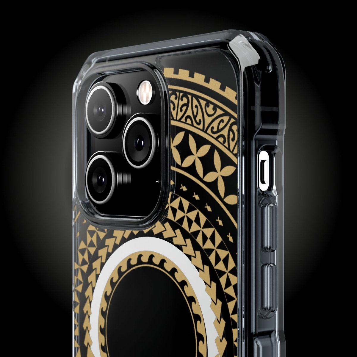 PasifikaOne MagSafe iPhone ClearCase - United Gold - AU/NZ/USA - The Koko Samoa
