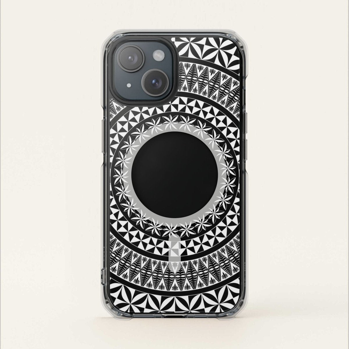 PasifikaOne MagSafe clear case for iPhone 16, featuring Tongan design, transparent cover, compatible with AU, NZ, and USA.