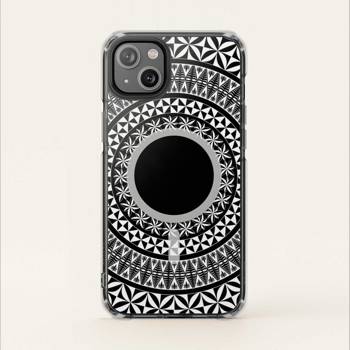 PasifikaOne MagSafe clear case for iPhone 16, featuring Tongan design, transparent protective cover, compatible with AU, NZ, and USA.