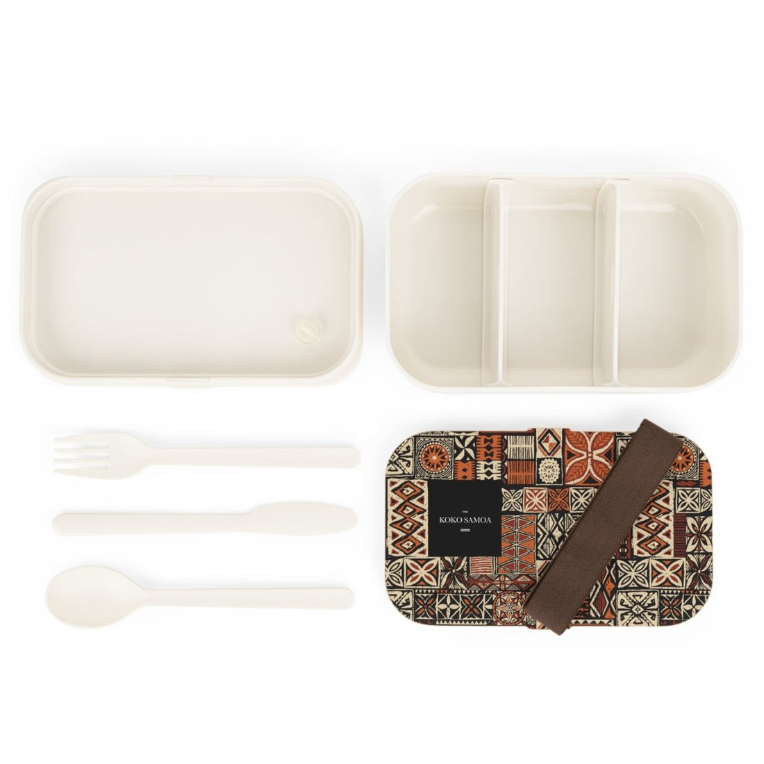 Wooden Elei lunch box by WOYC, featuring a natural home decor style with a sleek, one-size design.
