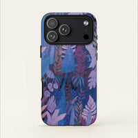 iPhone Tough Phone Case - Lavender Palms - AU/NZ/USA - The Koko Samoa
