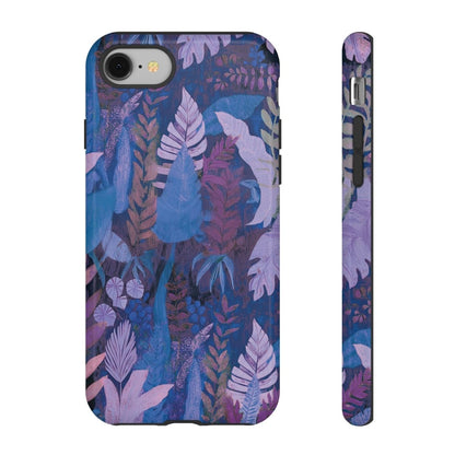 iPhone Tough Phone Case - Lavender Palms - AU/NZ/USA - The Koko Samoa