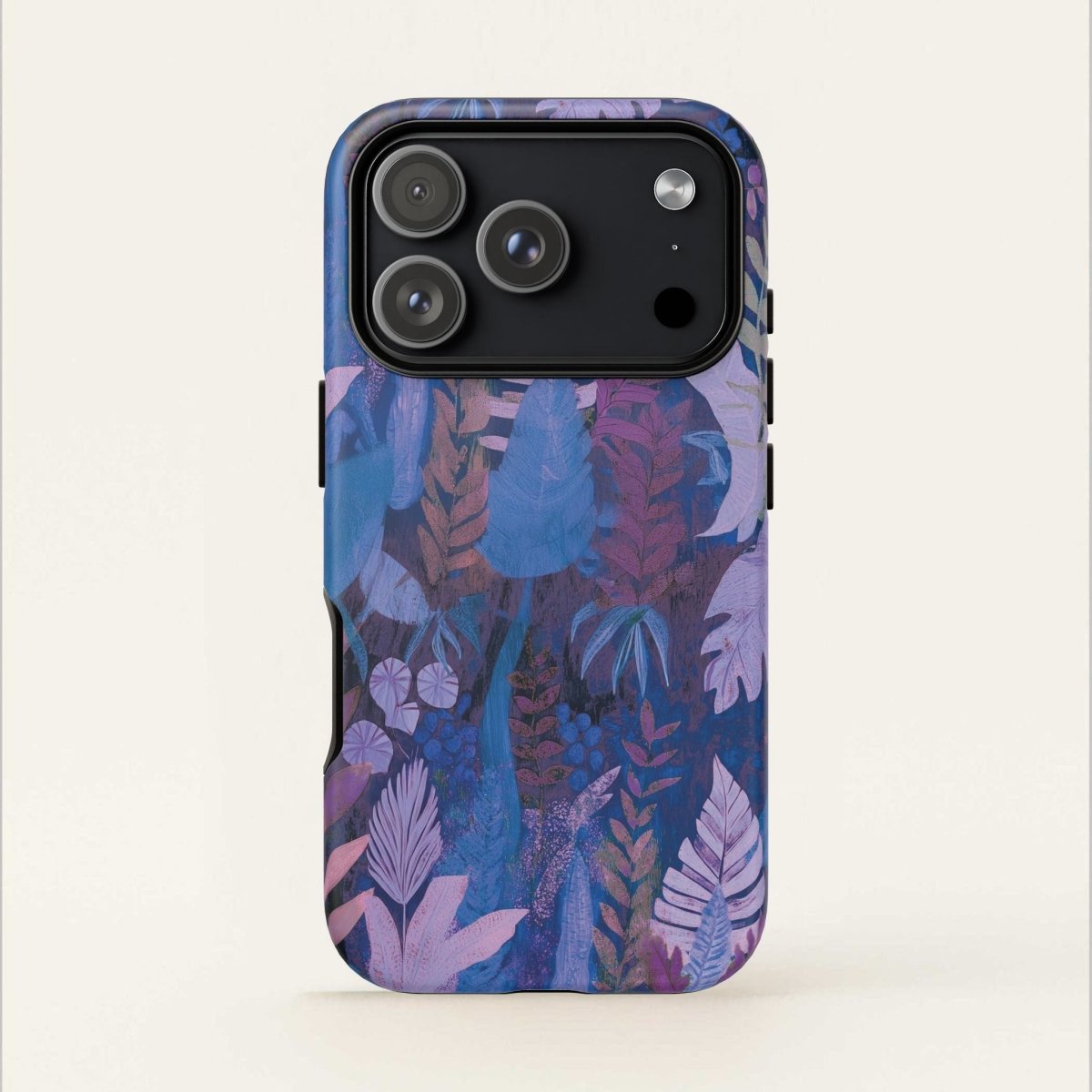 iPhone Tough Phone Case - Lavender Palms - AU/NZ/USA - The Koko Samoa