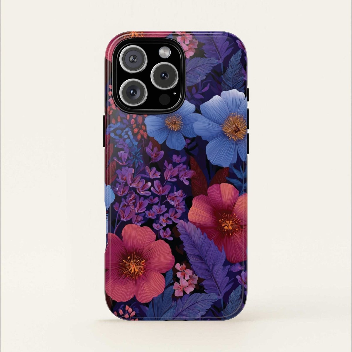 iPhone Tough Phone Case - Lavender Tropics - AU/NZ/USA - The Koko Samoa