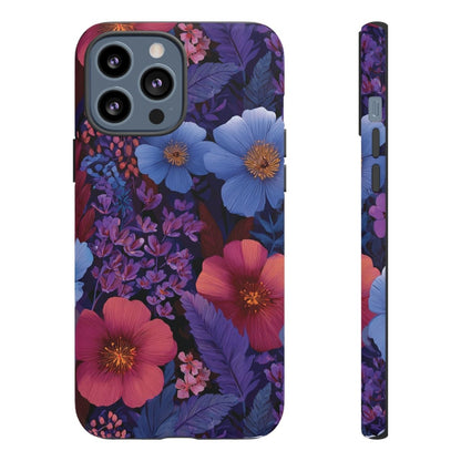 iPhone Tough Phone Case - Lavender Tropics - AU/NZ/USA - The Koko Samoa