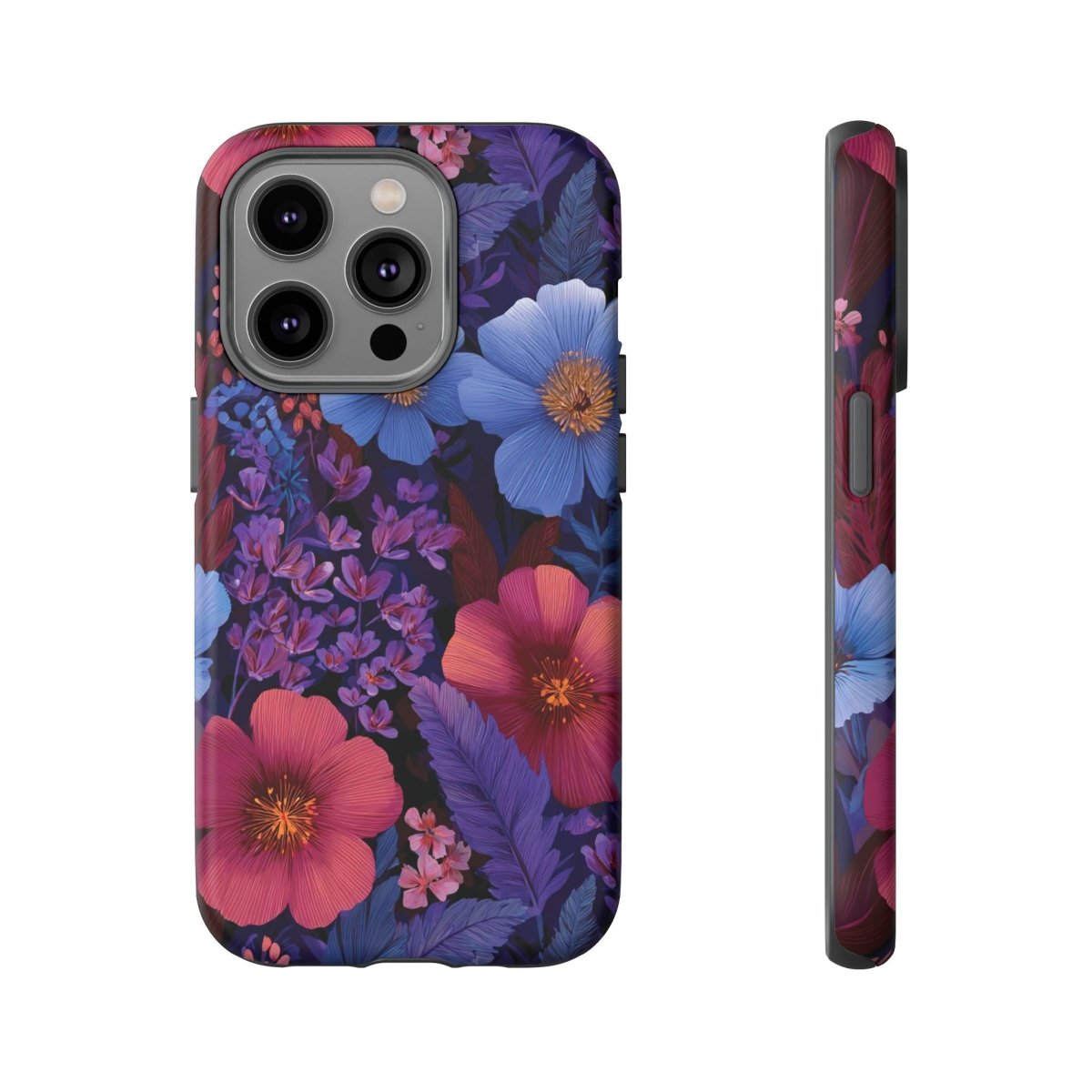 iPhone Tough Phone Case - Lavender Tropics - AU/NZ/USA - The Koko Samoa