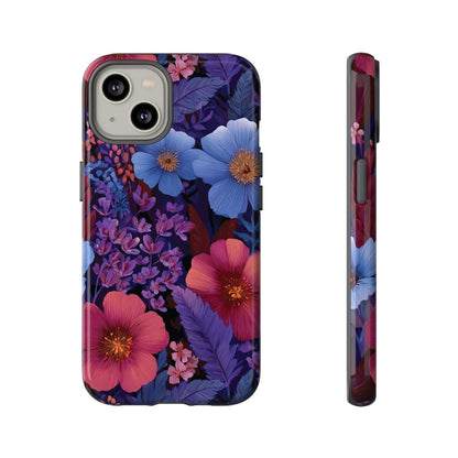 iPhone Tough Phone Case - Lavender Tropics - AU/NZ/USA - The Koko Samoa
