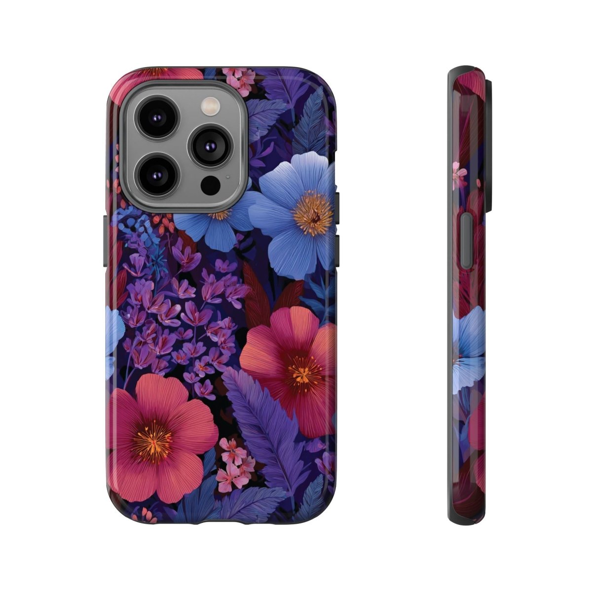 iPhone Tough Phone Case - Lavender Tropics - AU/NZ/USA - The Koko Samoa