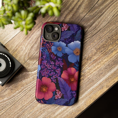iPhone Tough Phone Case - Lavender Tropics - AU/NZ/USA - The Koko Samoa