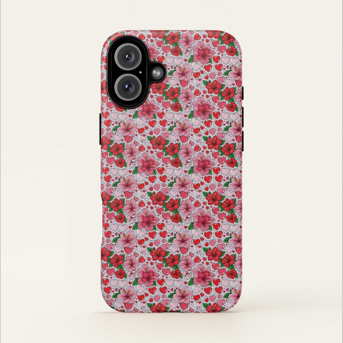 iPhone 17 tough phone case featuring a glossy Love & Aute design, offering durable protection for smartphones in AU/NZ/USA.