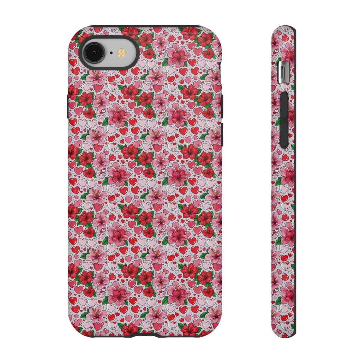 iPhone Tough Phone Case for iPhone 17 with Love & Aute design, glossy protective cover in AU/NZ/USA style.