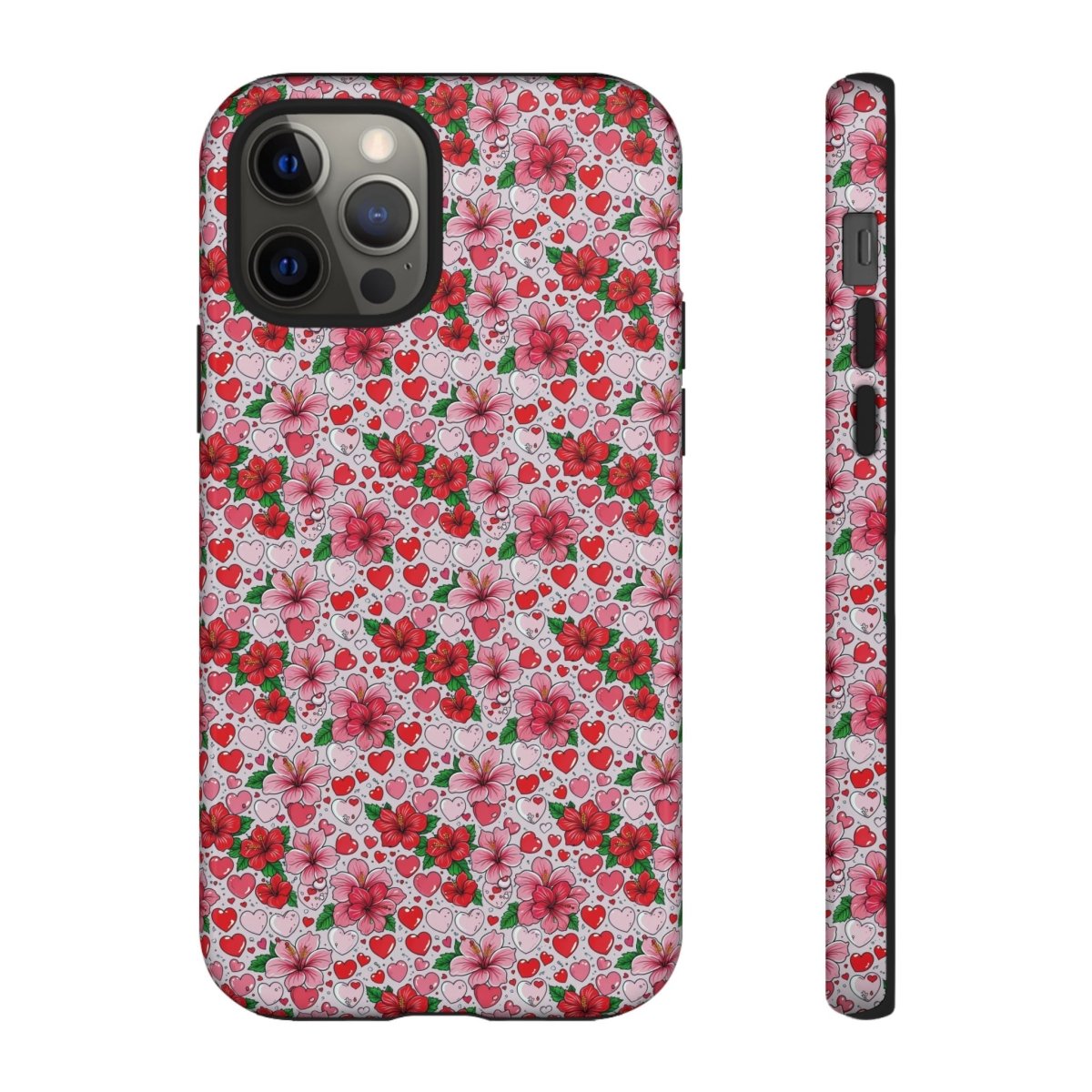WOYC iPhone 17 tough phone case with Love & Aute design, glossy protection for iPhone, suitable for AU, NZ, and USA markets.