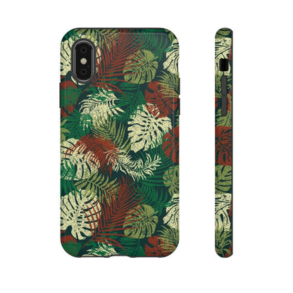 iPhone Tough Phone Case - Tafatafa Greens - AU/NZ/USA - The Koko Samoa
