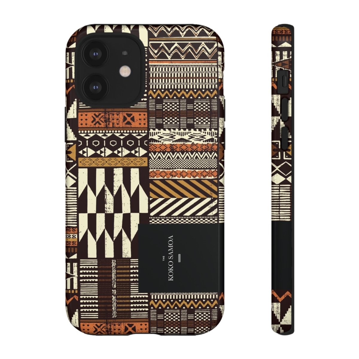 Glossy tough phone case for iPhone 17 with Apia Mosaic, ideal for AU, NZ, and USA.