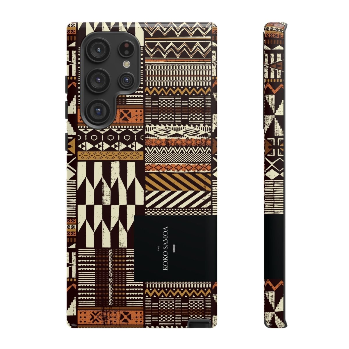 Glossy tough phone case by Printify with Apia Mosaic design for iPhone 17, durable protective cover for AU, NZ, and USA.