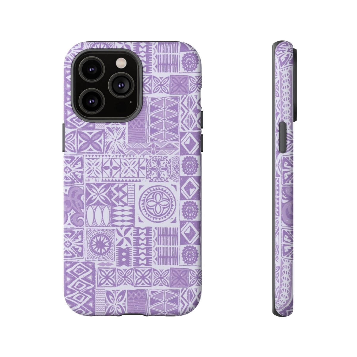 Lavender Elei Tough Phone Case for iPhone 17 by WOYC, glossy, rugged protection for AU, NZ, and USA models.