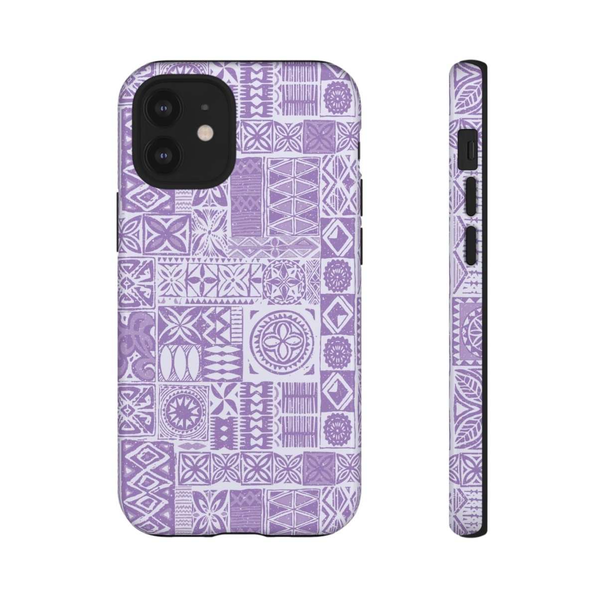 Lavender Elei tough phone case by WOYC for iPhone 17, glossy protective cover with durable design for AU, NZ, and USA.