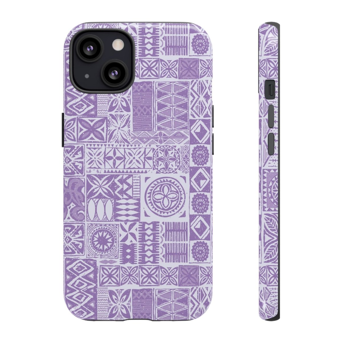 Lavender Elei tough phone case by WOYC fits iPhone 17, featuring a glossy, durable design for AU, NZ, and USA markets.