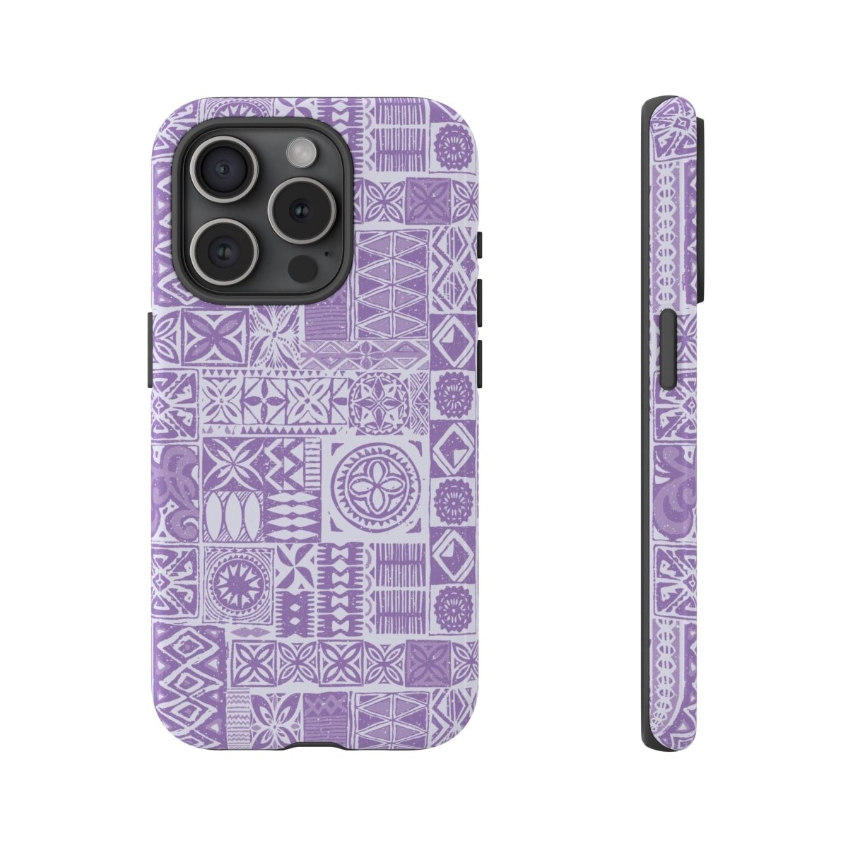 Lavender Elei tough phone case by WOYC for iPhone 17, glossy finish, durable protective cover for AU, NZ, and USA markets.
