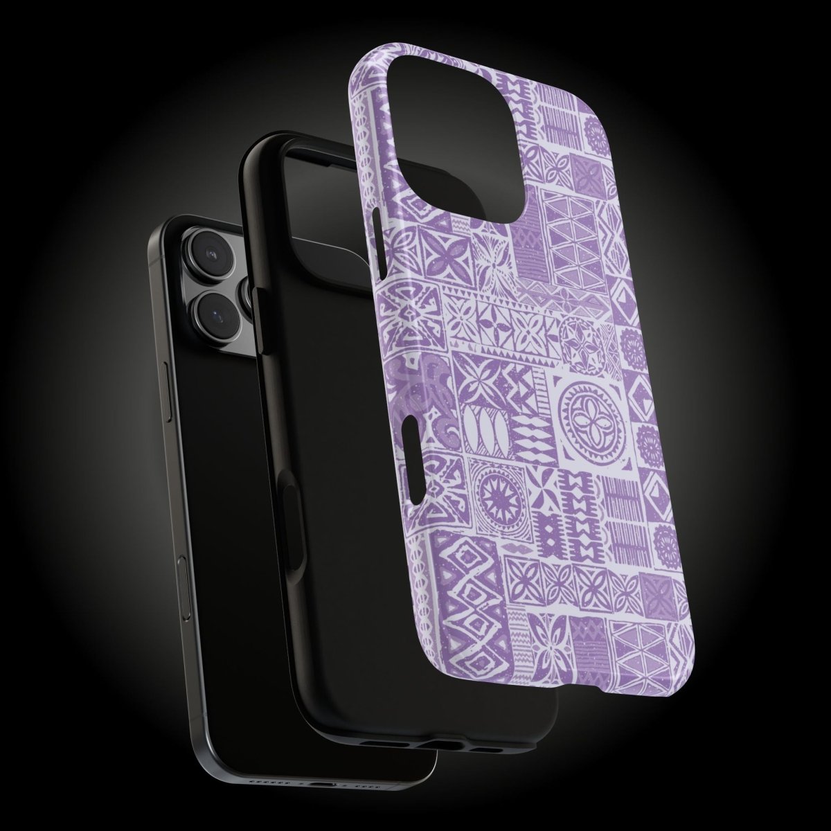 Lavender Elei Tough Phone Case by WOYC for iPhone 17, glossy and durable protection for AU, NZ, and USA models.