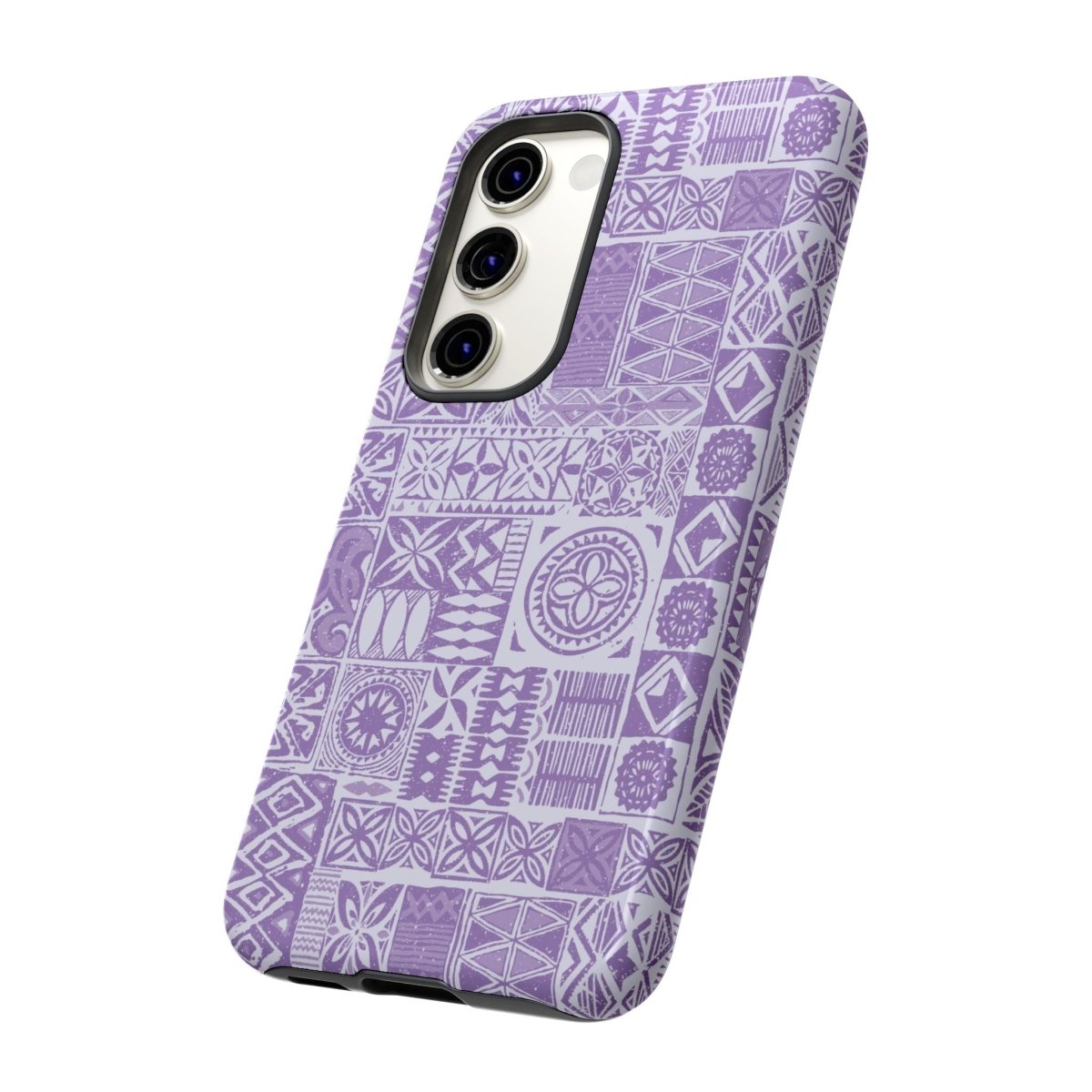 Lavender Elei Tough Phone Case by WOYC for iPhone 17, glossy and rugged protection for AU, NZ, and USA models.