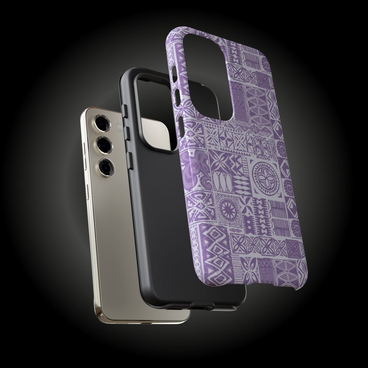 Lavender Elei Tough Phone Case by WOYC for iPhone 17, glossy protective cover with a durable design for AU, NZ, and USA.