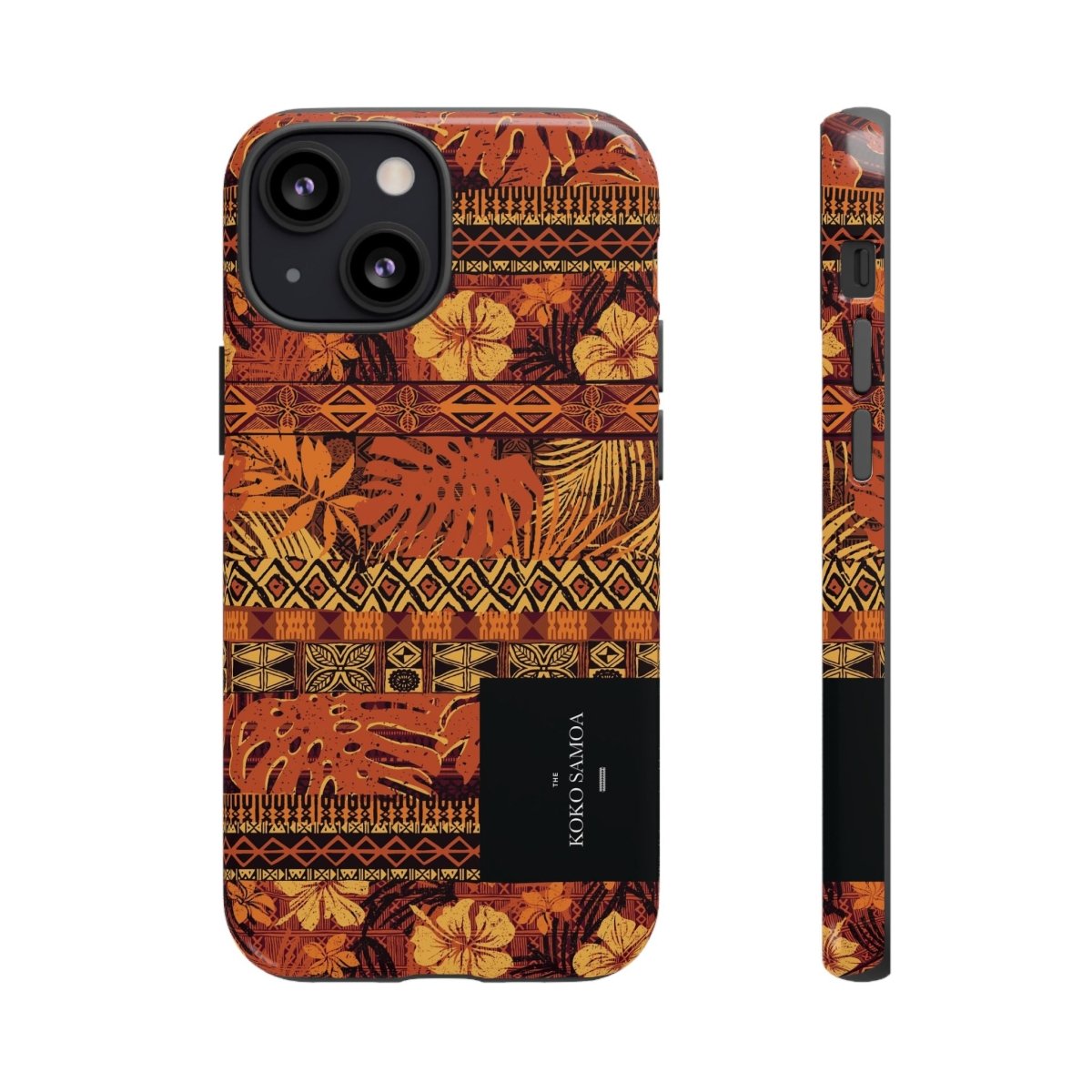Glossy Tough Phone Case for iPhone 17 featuring the Poutasi Promise design, offers durable protection.