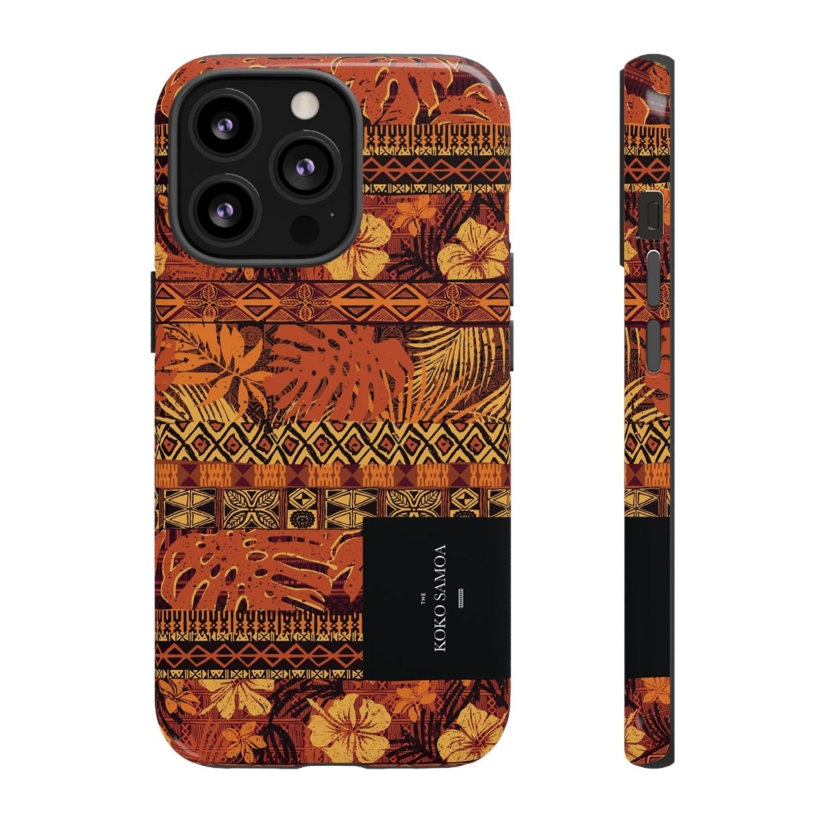Glossy Tough Phone Case featuring Poutasi Promise design for iPhone 17, suitable for AU, NZ, and US markets.