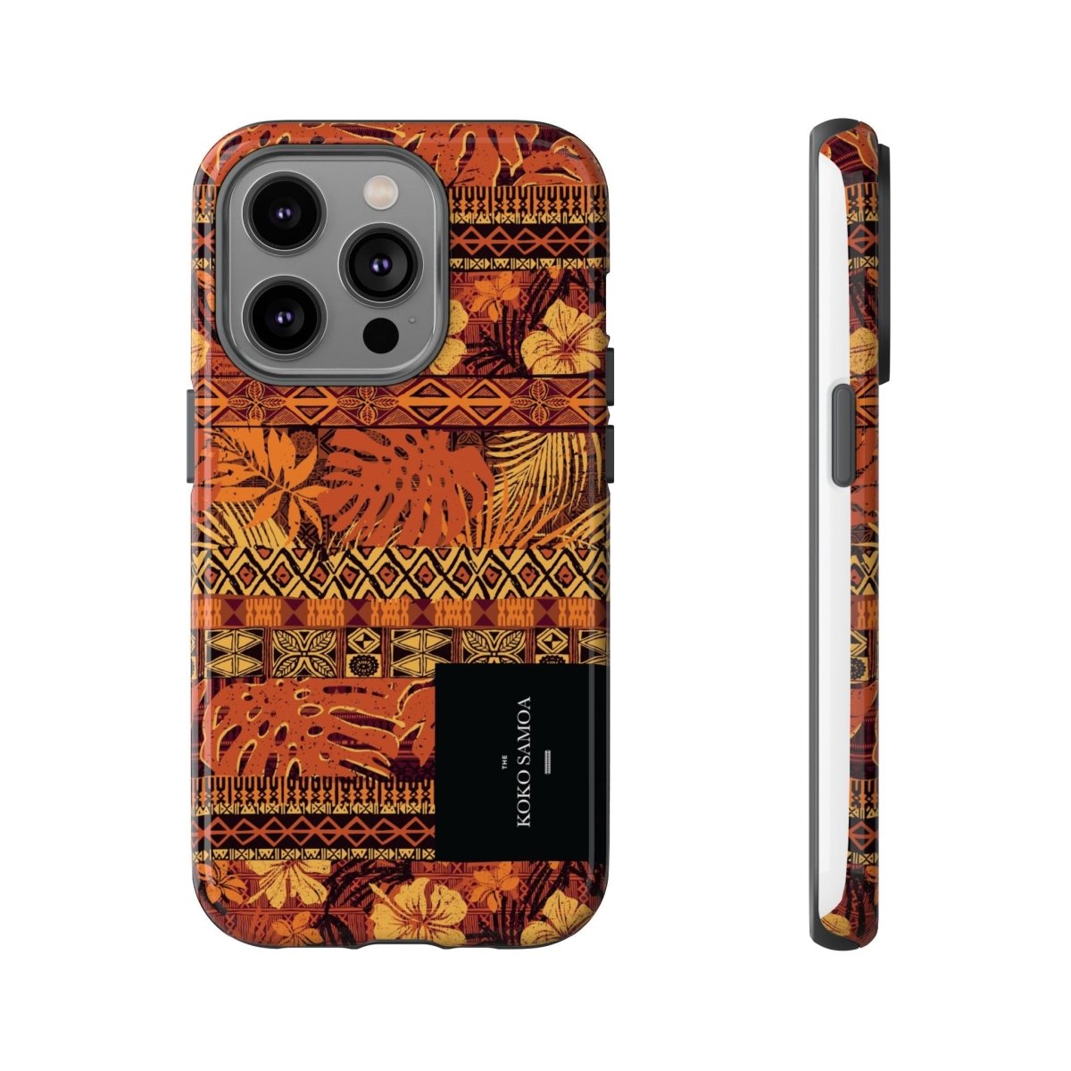 Glossy Tough Phone Case featuring the Poutasi Promise design for iPhone 17, available in AU, NZ, and USA.