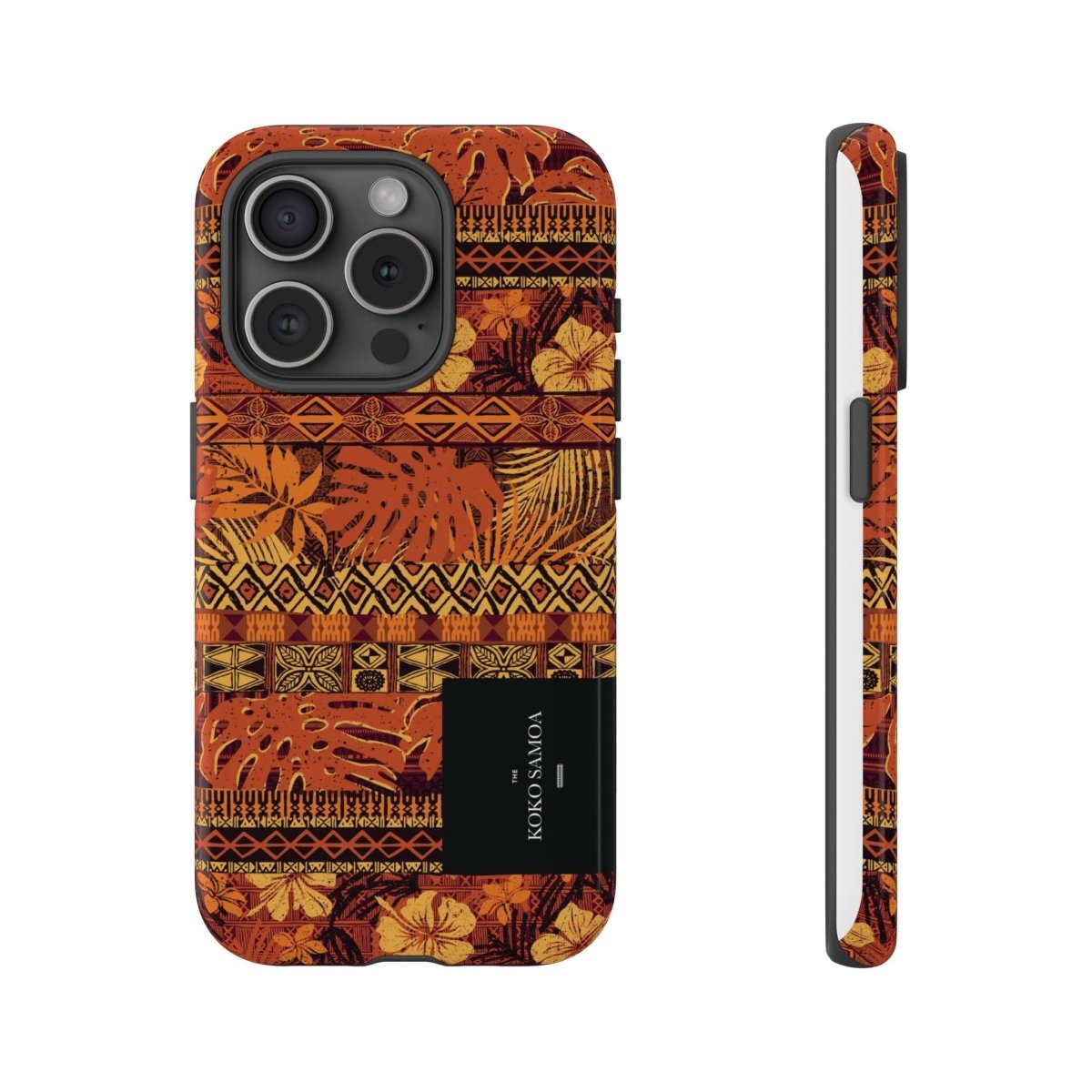 Glossy Tough Phone Case by Printify featuring Poutasi Promise design for iPhone 17, suitable for AU, NZ, and USA.
