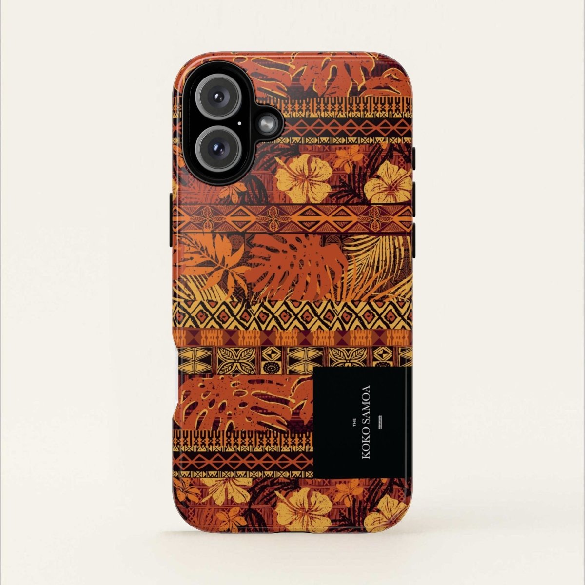 Glossy Tough Phone Case for iPhone 17 by Printify featuring Poutasi Promise design, ideal for AU, NZ, and USA markets.