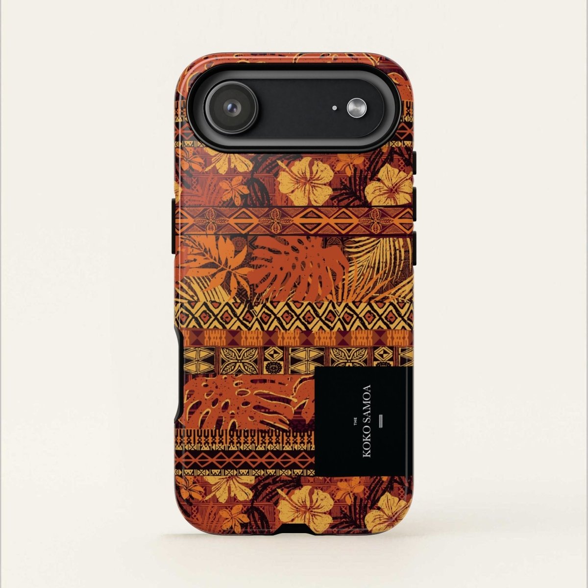 Glossy Tough Phone Case by Printify featuring the Poutasi Promise design for iPhone 17, suitable for AU, NZ, and US markets.