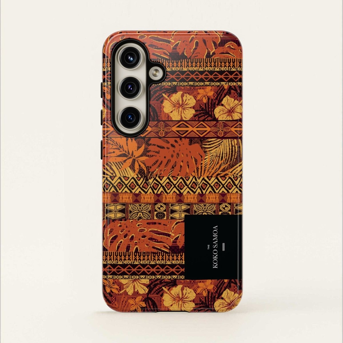 Glossy Tough Phone Case by Printify featuring Poutasi Promise design for iPhone 17, suited for AU, NZ, and USA.