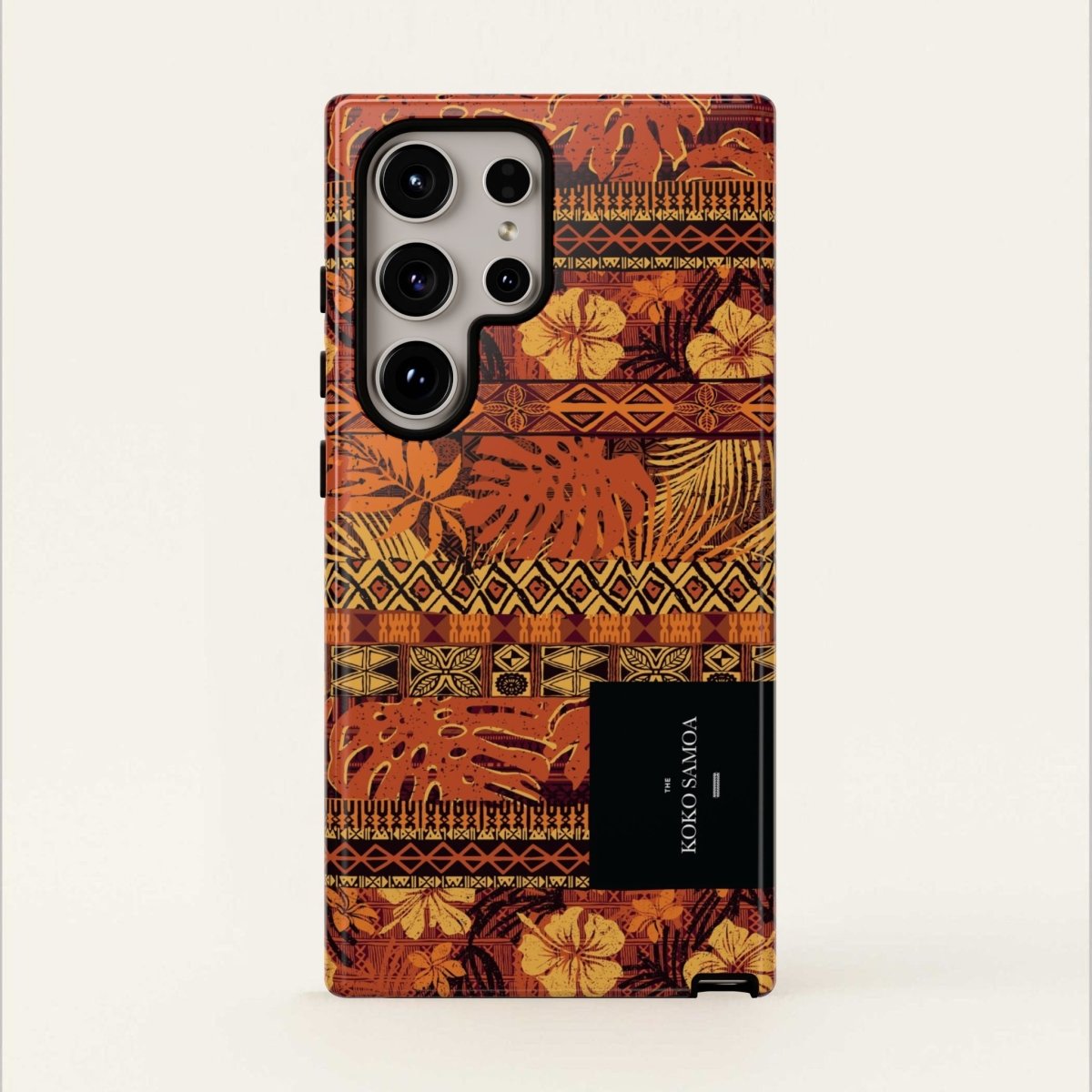 Glossy Tough Phone Case by Printify featuring Poutasi Promise design for iPhone 17, durable and protective for AU, NZ, and USA markets.