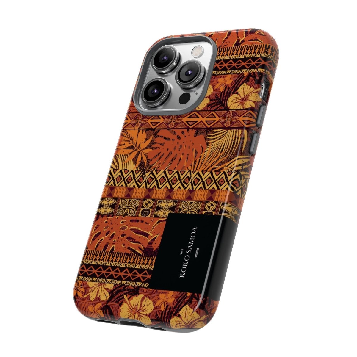 Glossy Tough Phone Case for iPhone 17 featuring Poutasi Promise, suitable for AU, NZ, and USA markets.