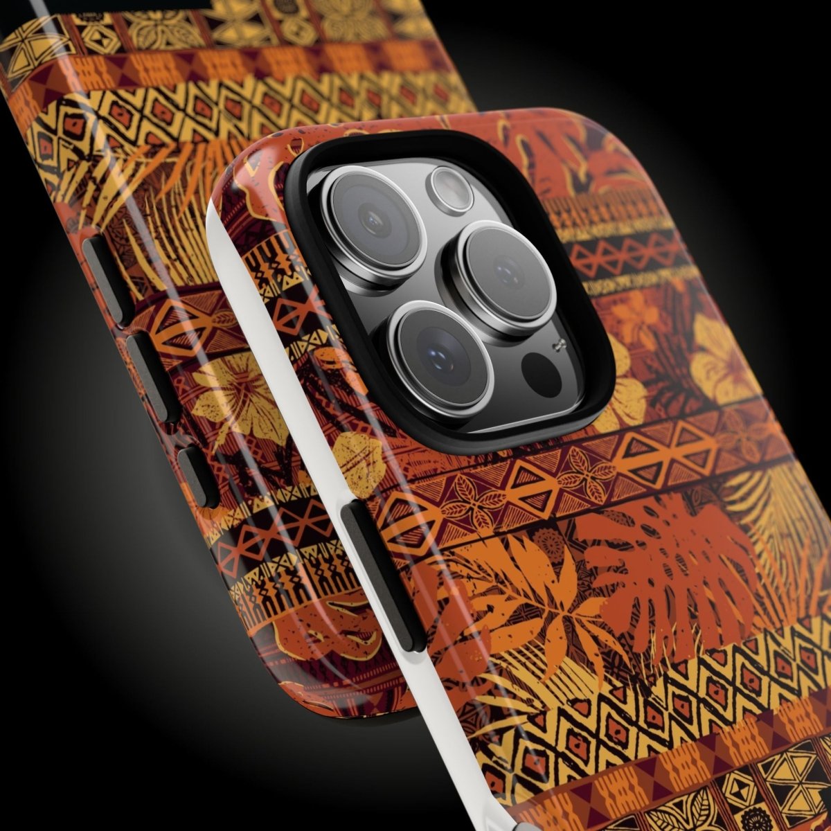 Glossy Tough Phone Case for iPhone 17 by Printify featuring the Poutasi Promise design, suitable for AU, NZ, and US markets.