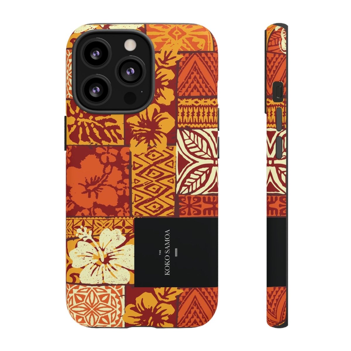 Glossy tough phone case for iPhone 17 featuring Sataoa Sunrise, suitable for AU, NZ, and USA markets.
