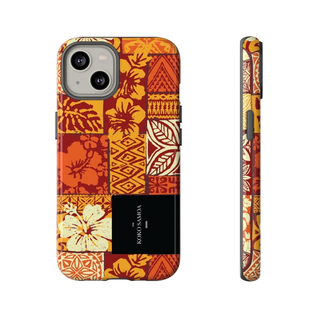 Glossy tough phone case for iPhone 17 featuring Sataoa Sunrise, suitable for AU, NZ, and USA models.