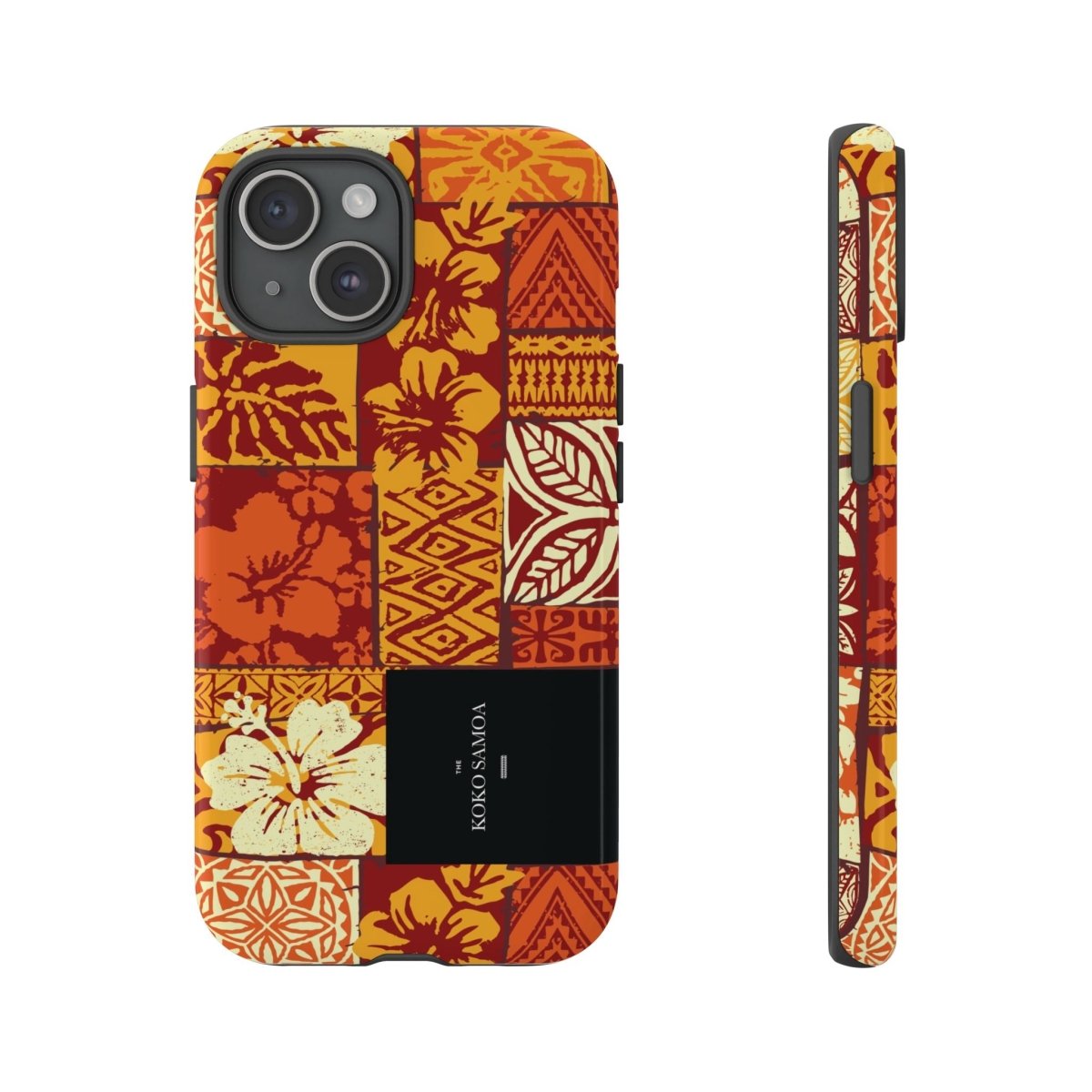 Glossy Tough Phone Case for iPhone 17 by Printify featuring Sataoa Sunrise design, durable protective cover for AU, NZ, and USA.