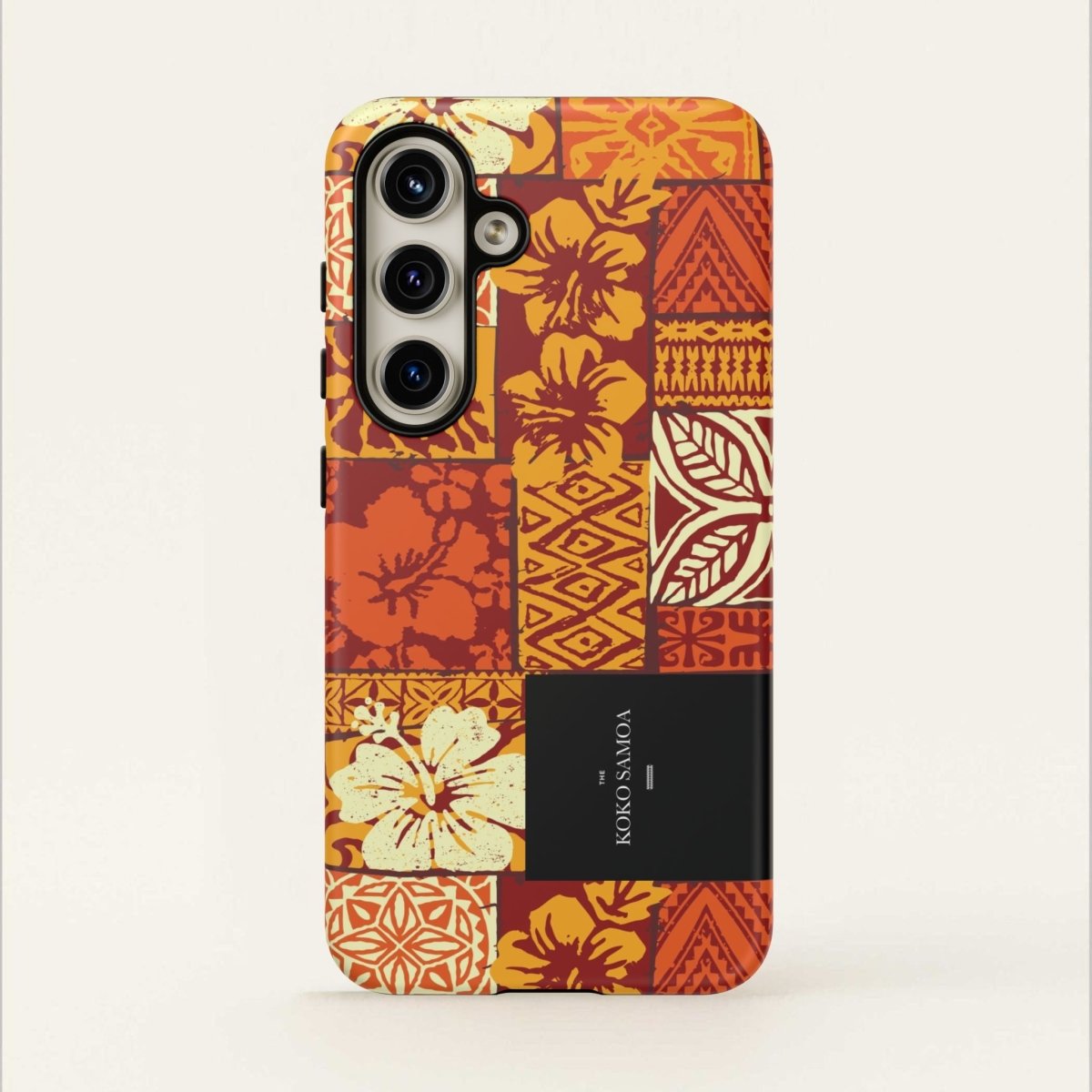 Glossy tough phone case for iPhone 17 by Printify featuring Sataoa Sunrise design, ideal for AU, NZ, and USA regions.