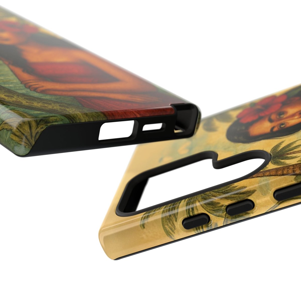 Glossy tough phone case by WOYC featuring Sina & The Eel design for iPhone 17, with durable protection in AU, NZ, and USA.