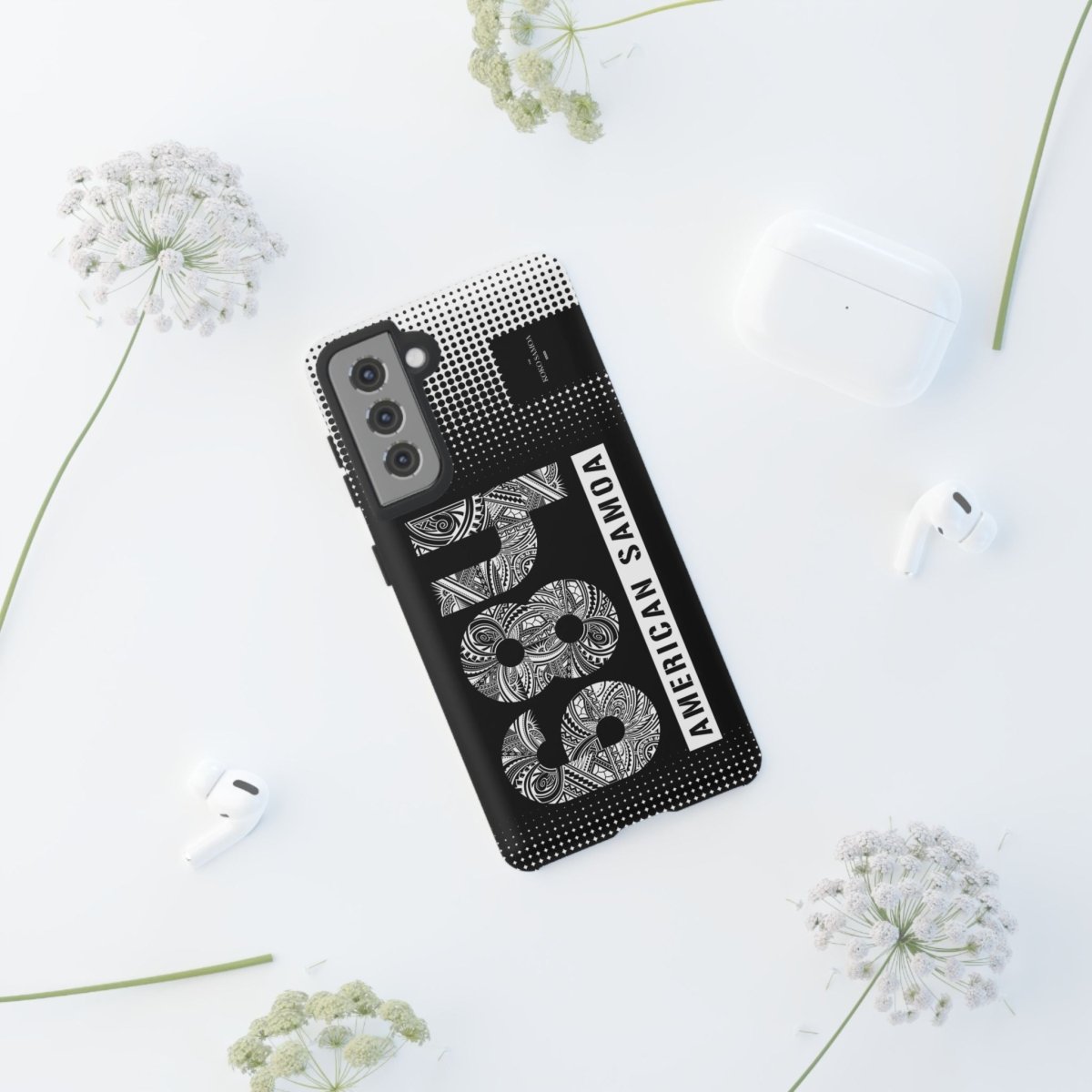 Samsung Galaxy S25 tough phone case by Printify, glossy finish with rugged protection for AU, NZ, and USA markets.