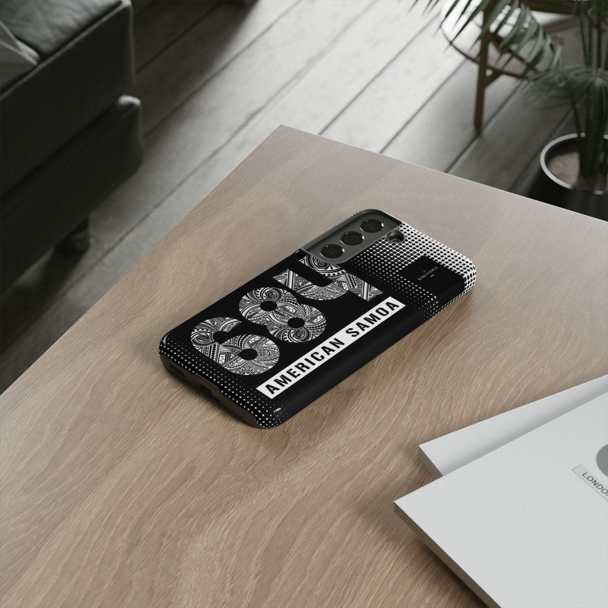 Samsung Galaxy S25 tough phone case by Printify, glossy and durable for AU, NZ, and USA regions.