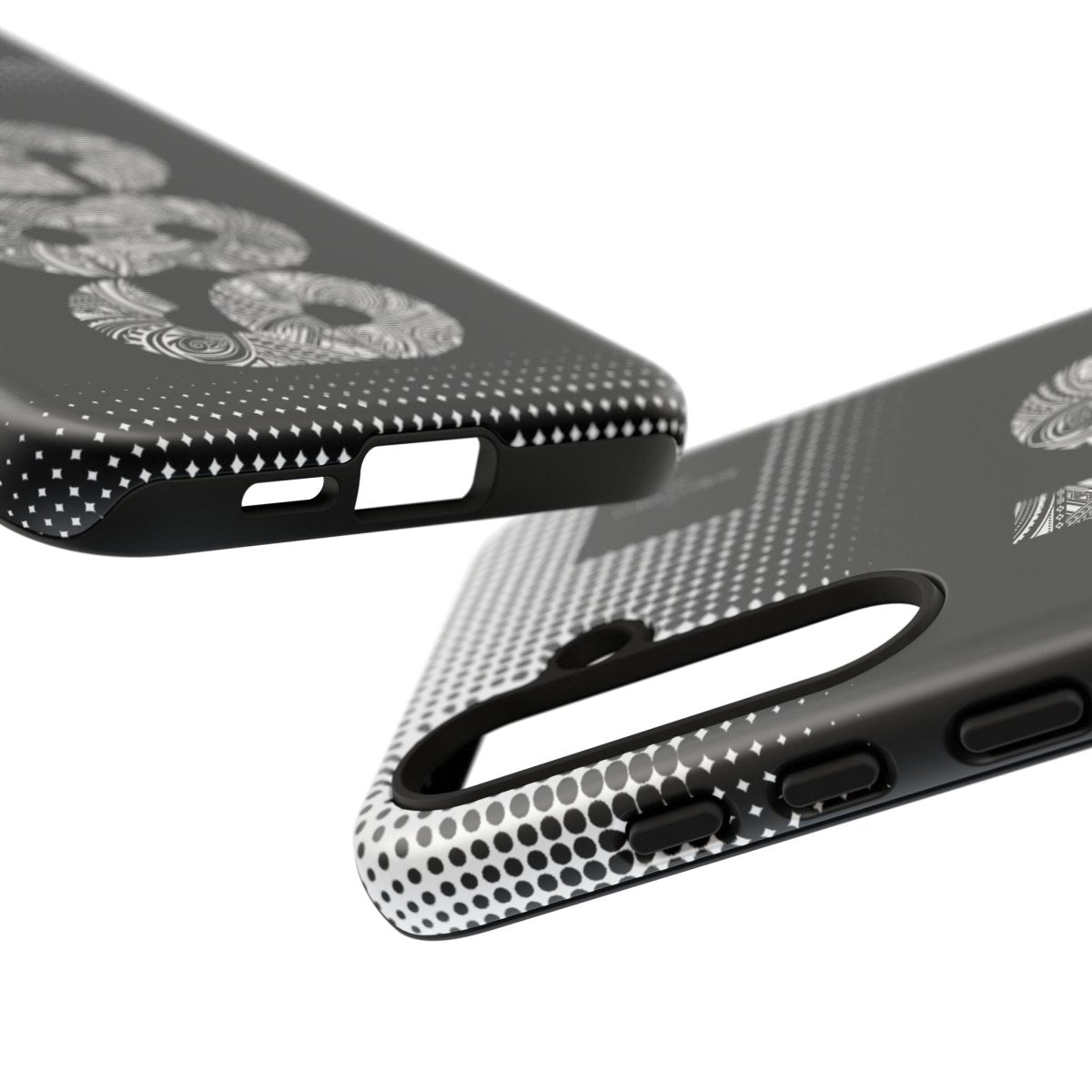Samsung Galaxy S25 tough phone case by Printify, glossy finish, durable protective cover for Samsung smartphones in AU, NZ, and USA.