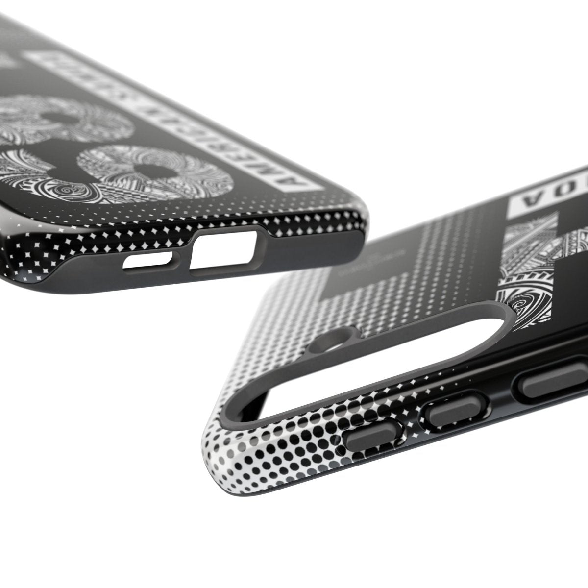 Samsung Galaxy S25 tough phone case by Printify, glossy finish, durable protective cover for Samsung smartphones.