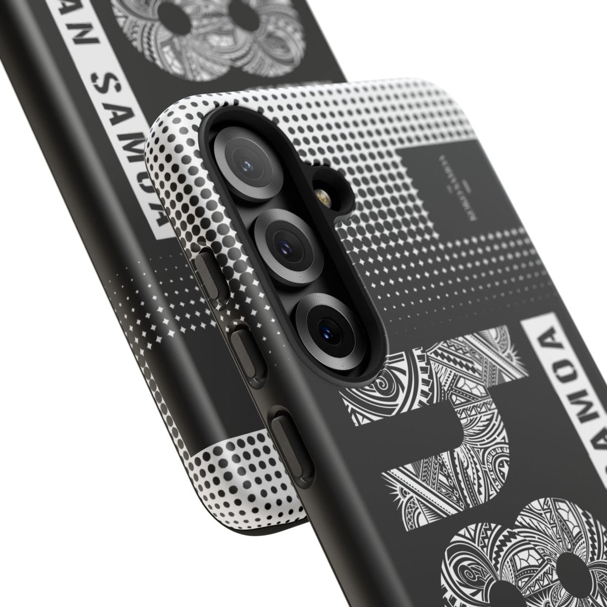 Samsung Galaxy S25 tough phone case by Printify, glossy protective cover with a rugged design.