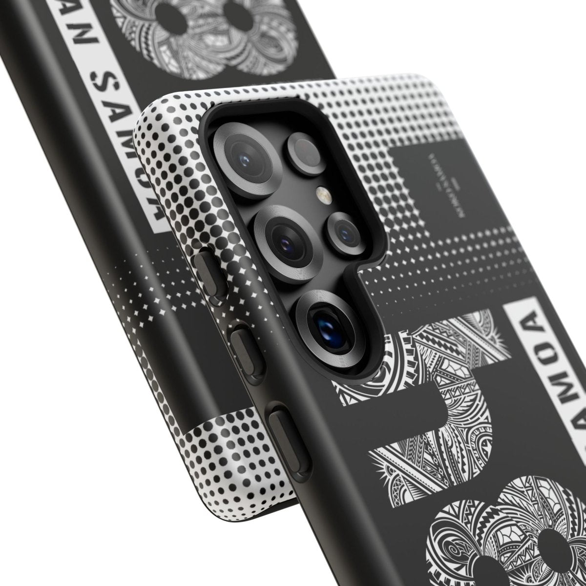 Glossy Samsung Galaxy S25 tough phone case by Printify, designed for AU/NZ/USA markets, offers durable protection.
