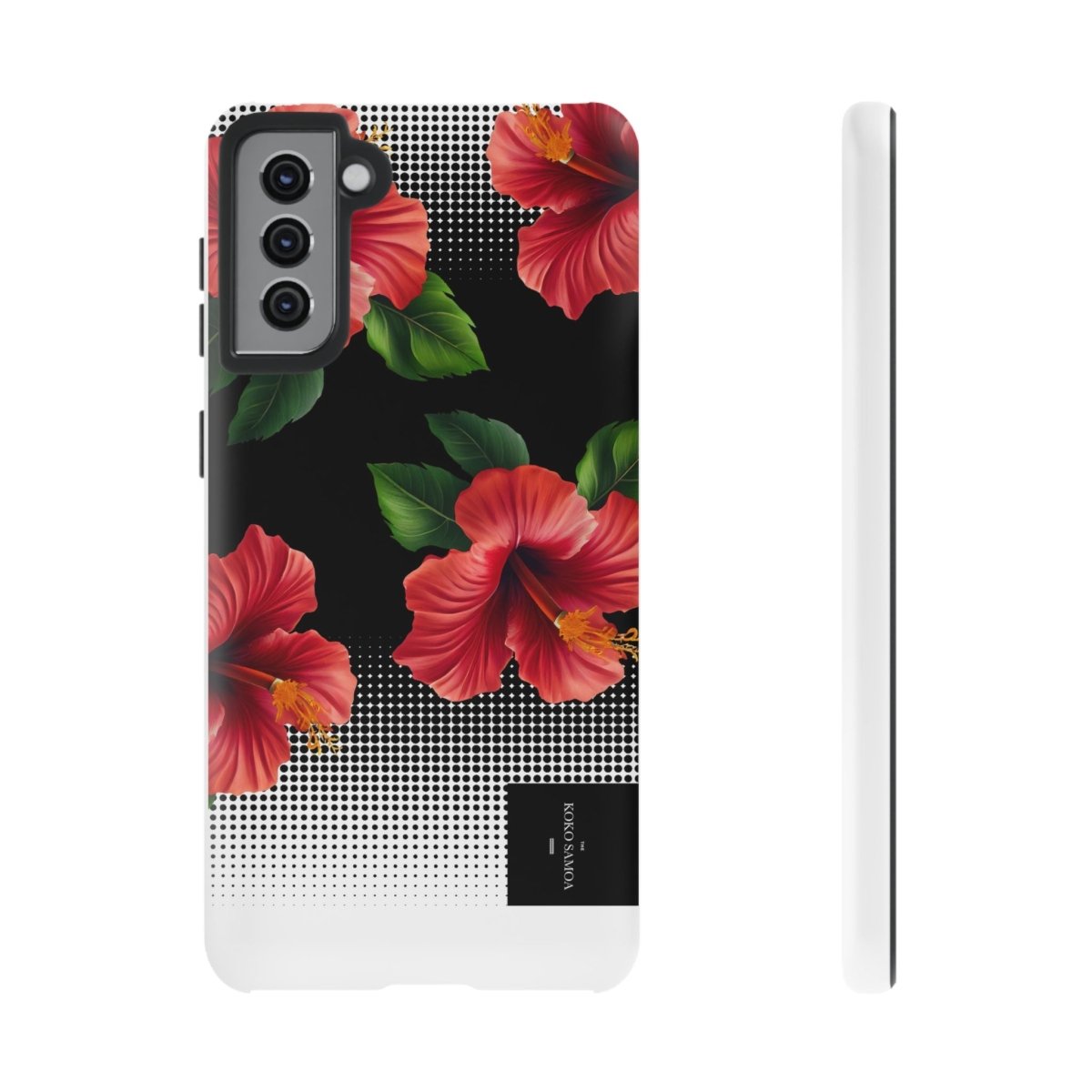Samsung Galaxy S25 tough phone case with glossy finish, designed for durability and protection.
