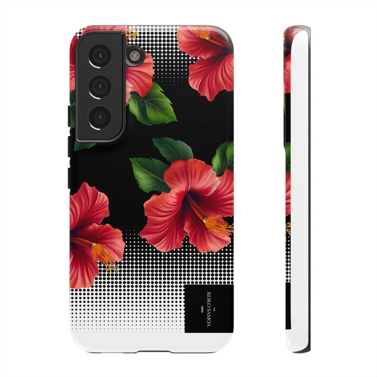 Samsung Galaxy S25 tough phone case by Printify featuring a glossy finish and durable design for AU, NZ, and USA markets.